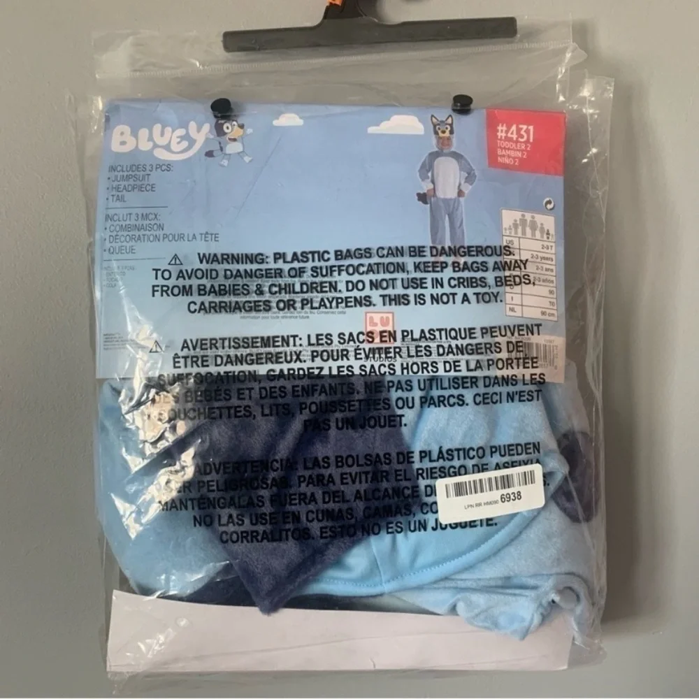 NWT. Bluey Kids Costume - Picture 3 of 5